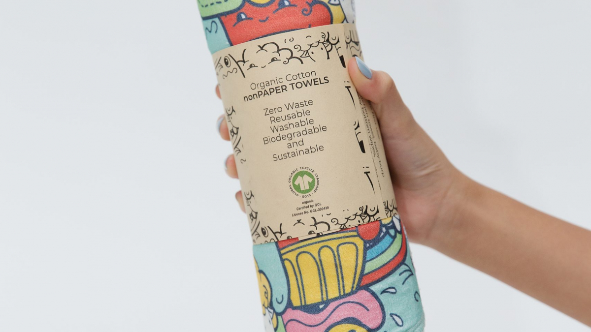 Organic Cotton Rolled nonPaper Towel