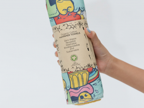 Organic Cotton Rolled nonPaper Towel